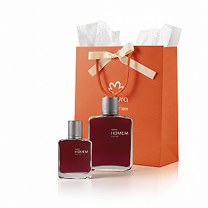 Presente Natura Homem Sagaz Perfume e Miniatura (2 produtos)