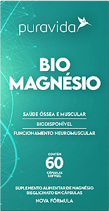 Bio Magnésio 60 cápsulas - Puravida