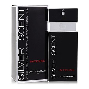 Eau De Toilette Spray Masculino - Jacques Bogart - Silver Scent Intense 100ml