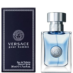 Eau De Toilette Spray Masculino - Versace - Versace Pour Homme 50ml