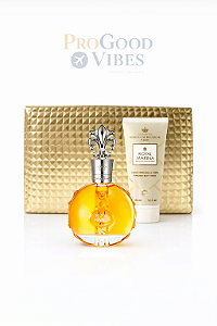 Kit Royal Marina Diamond Feminino 100ml + Body Lotion + necessaire EDP