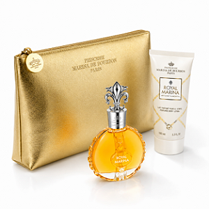 Kit Royal Marina Diamond Feminino 100ml + Body Lotion + necessaire EDP