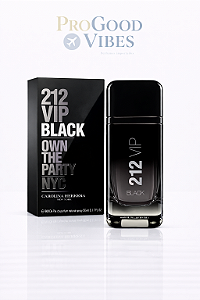 212 VIP Black 100ml Carolina Herrera Masculino