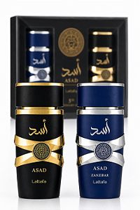 Kit Perfume Lattafa Asad + Asad Zanzibar EDP
