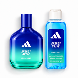 Kit Adidas Vibes Energy Drive EDP 100ml + Gel
