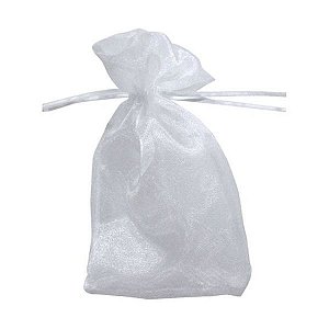 SACO ORGANZA 8X10 BRANCO C/10 UNIDADES