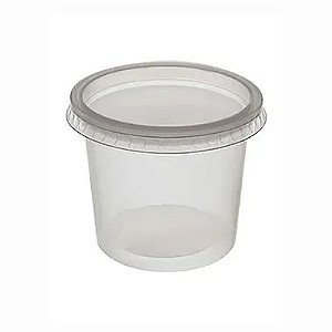 KIT POTE E SOBRETAMPA 140ML C/25 UNIDADES