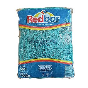 ELASTICO RED BOR SUPER COR VERDE N.18 PACOTE C/1 KG