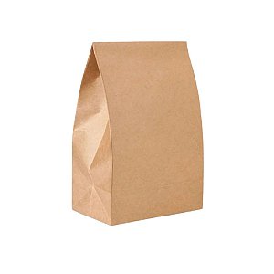 SACO PAPEL KRAFT SOS PARDO M 19,5X12X26CM REFORÇADO DELIVERY C/50 UNIDADES