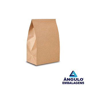 SACO SOS PARDO LISO G 24X15X31CM C/50 UNIDADES