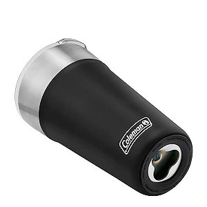 COPO TERMICO COLEMAN PRETO 600ML COM ABRIDOR