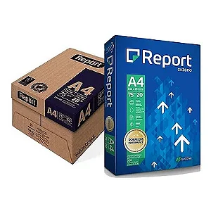 PAPEL A4 REPORT SUZANO 75G 210X297MM 500 FOLHAS