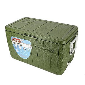 CAIXA TERMICA COLEMAN 48QT 46,5 LTS VERDE MILITAR