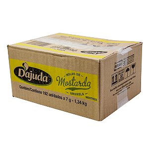 SACHE MOLHO MOSTARDA DAJUDA 7GR C/192 UNIDADES