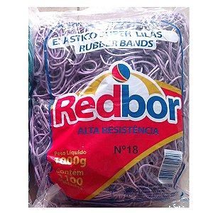ELASTICO RED BOR SUPER LILAS N.18 PACOTE COM 1 KG
