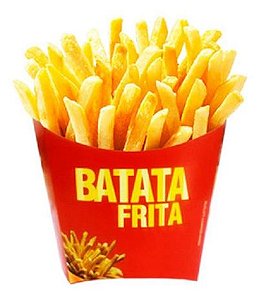CX BATATA FRITA GRANDE VERMELHA C/50