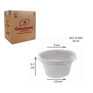 G 695 MOLHO BRANCO 30ML CAIXA COM 700 UNIDADES