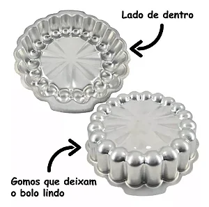 FORMA BALLERINE DECORADA M 22X6CM ALUMINIO