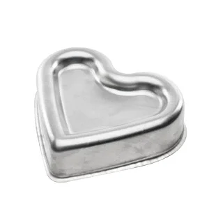 FORMA BALLERINE CORACAO M 17X18X4,5CM ALUMINIO