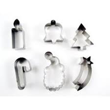 JOGO NATALINO 8,5X1,5CM INOX CONTEM 6 UND