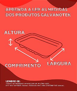 G 71S BANDEJA RETANGULAR C/TAMPA BASE PRETA C/50