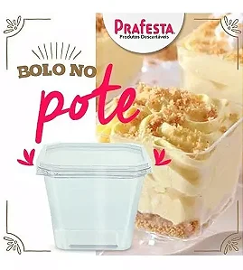 POTE QUADRADO 500ML C/20 UNIDADES