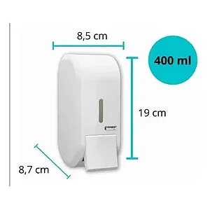 DISPENSER SABONETE COMPACTA BRANCA