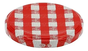 TAMPA 74 XADREZ VERMELHA PACOTE COM 50 UNIDADES