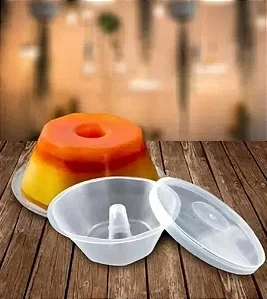 FORMA PUDIM MINI COM TAMPA C/20 UND 80ML