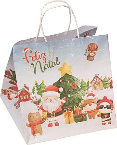 SACOLA MISTA CIDADE DO NATAL 26X26X26CM PCT C/5 UND
