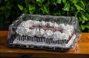 G 70F TORTA RETANGULAR GRANDE FLOWER 3KG BASE PRETA C/40 UND