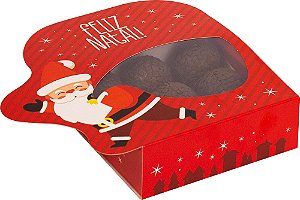 CAIXA GAVETA COM VISOR 9 DOCES NOEL C/10 UND 4X12X12CM