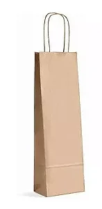 SACOLA PAPEL KRAFT 17,5X8,5X33 C/10