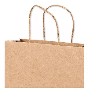SACOLA PAPEL KRAFT 32X20X34 COM 10 UNIDADES