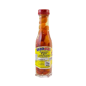 VIDRO BROMIL COM TAMPA E BATOQUE C/6 UNIDADES 80ML