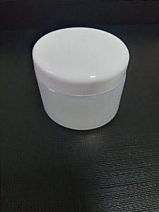 POTE PLAST 60ML TRANSP COM TAMPA BRANCA C/10 UNID