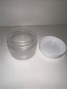 POTE PLAST 60ML TRANSP COM TAMPA C/10 UNID