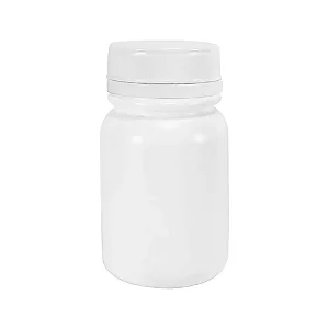 POTE PLASTICO R35 TAMPA BRANCA C/10