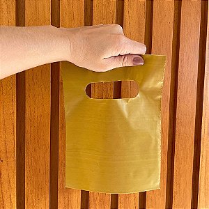 SACOLA AD 15X20 OURO ALCA VAZADA C/50