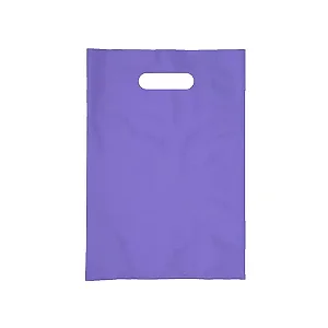 SACOLA 20X30 LILAS ALÇA VAZADA C/100 UND