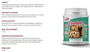 PREPARADO PARA PANETONE PASTA 250G