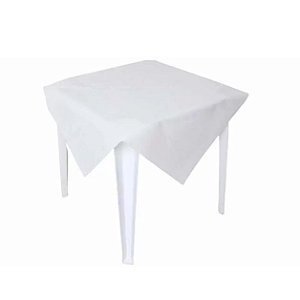 TOALHA MESA BRANCO 80X80 C/10