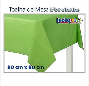 TOALHA MESA PL VERDE LIMAO C/10