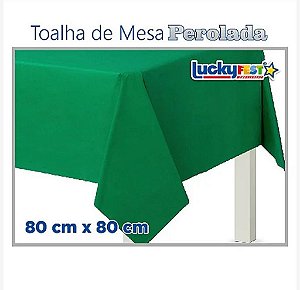TOALHA LISA MESA VERDE ESCURO 80X80 C/10