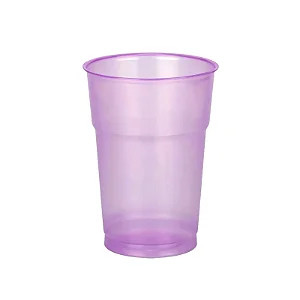COPOS 300ML GOLD NEON LILAS (ROXO) C/50 UND