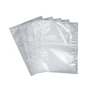 SACO A VACUO 20X30 0,12MM PARA ALIMENTOS PACOTE C/250 UNIDADES