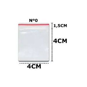 SACO ZIP LOCK N.0 4X4 PAC C/100