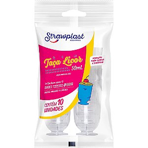 TACA ACRILICA LICOR 50 ML C/10