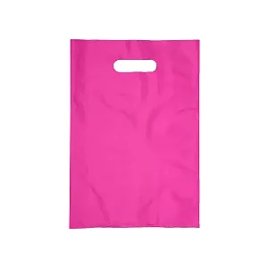 SACOLA 30X40 PINK ALÇA VAZADA C/100