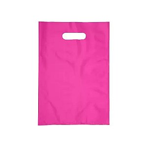 SACOLA 30X40 PINK ALÇA VAZADA C/100